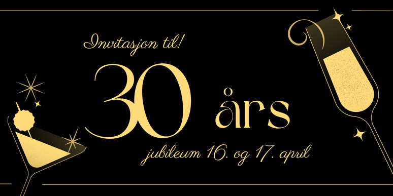 Invitasjon til 30 års jubileum